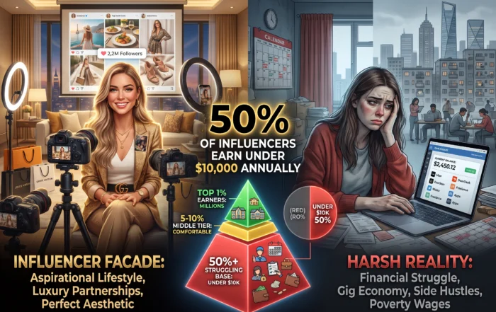 Influencer Economy Statistics 2026: Half Earn Under $10K