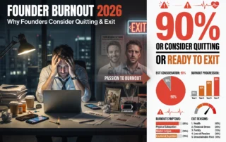 Founder Burnout 2026: Why 90% Consider Quitting & Exit