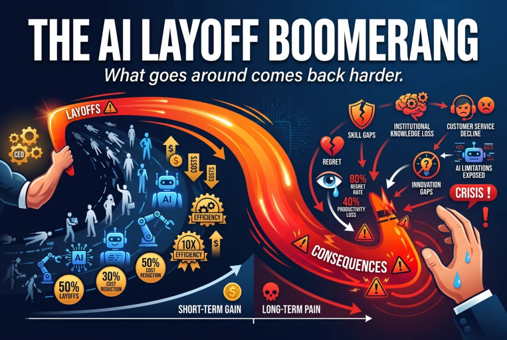 Companies Fired Workers for AI. Now 55% Regret It — and You Have the Opening.