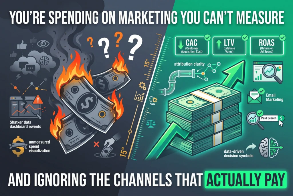 You’re Spending on Marketing You Can’t Measure — and Ignoring the Channels That Actually Pay.