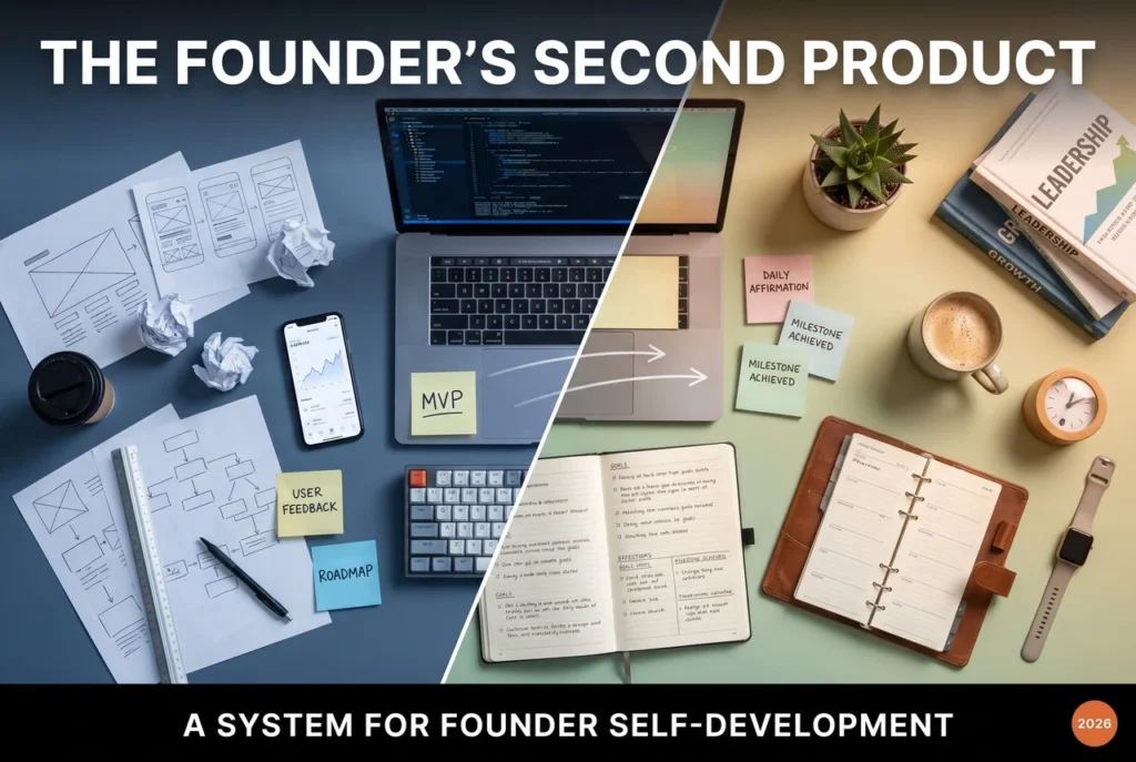 The Founder’s Second Product: A System for Founder Self-Development (2026)