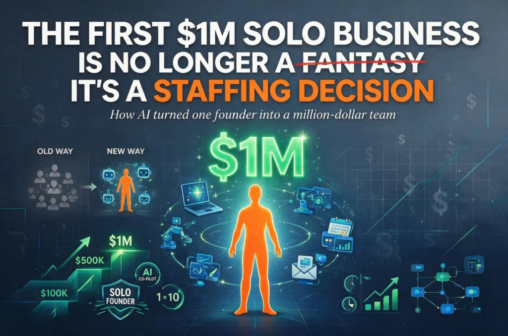 The First $1M Solo Business Is No Longer a Fantasy. It’s a Staffing Decision.